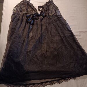 Black baby doll lingerie set